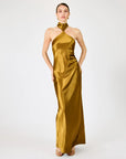 Barrett Maxi Dress full body front view on model