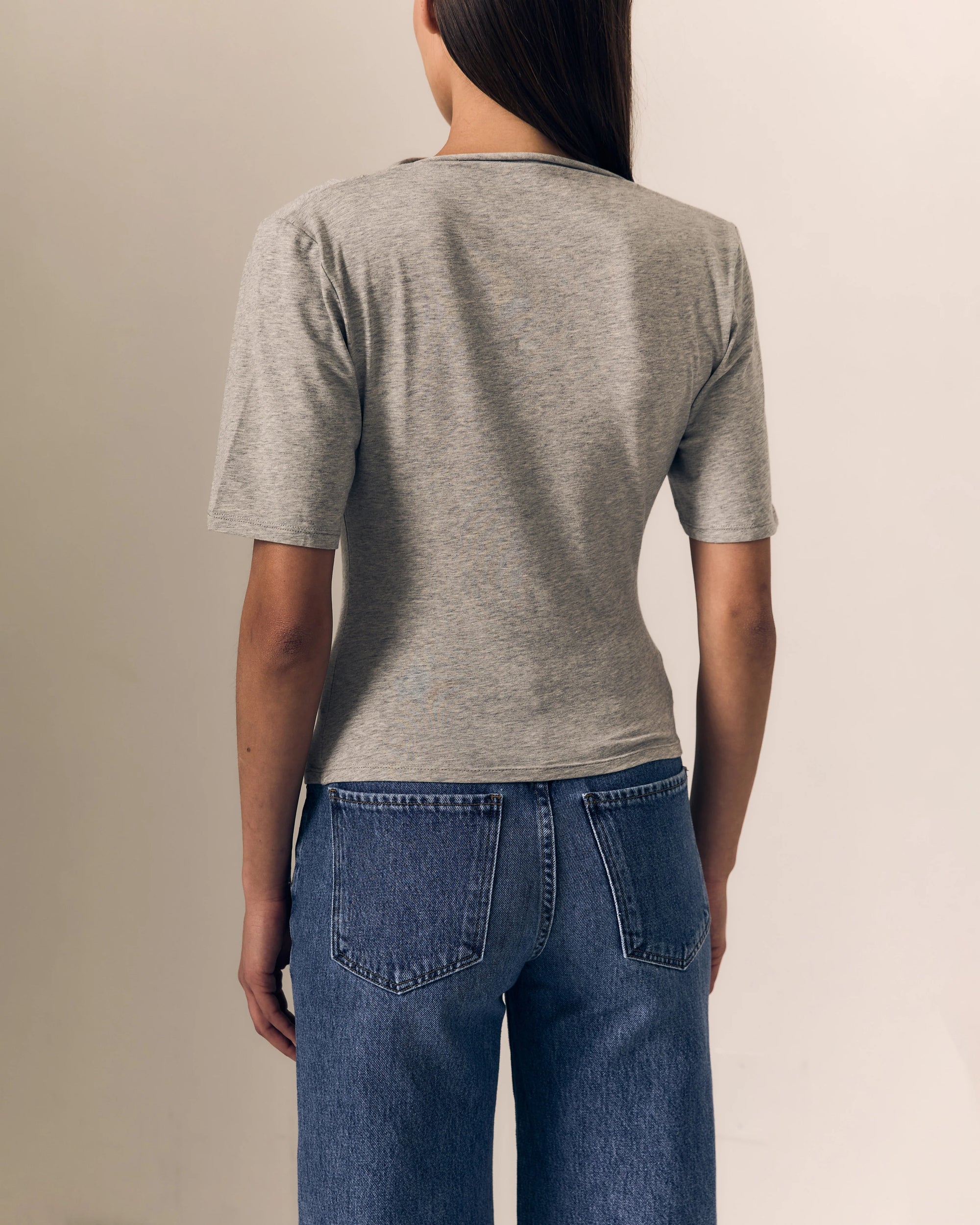 Willow Tee back view on model