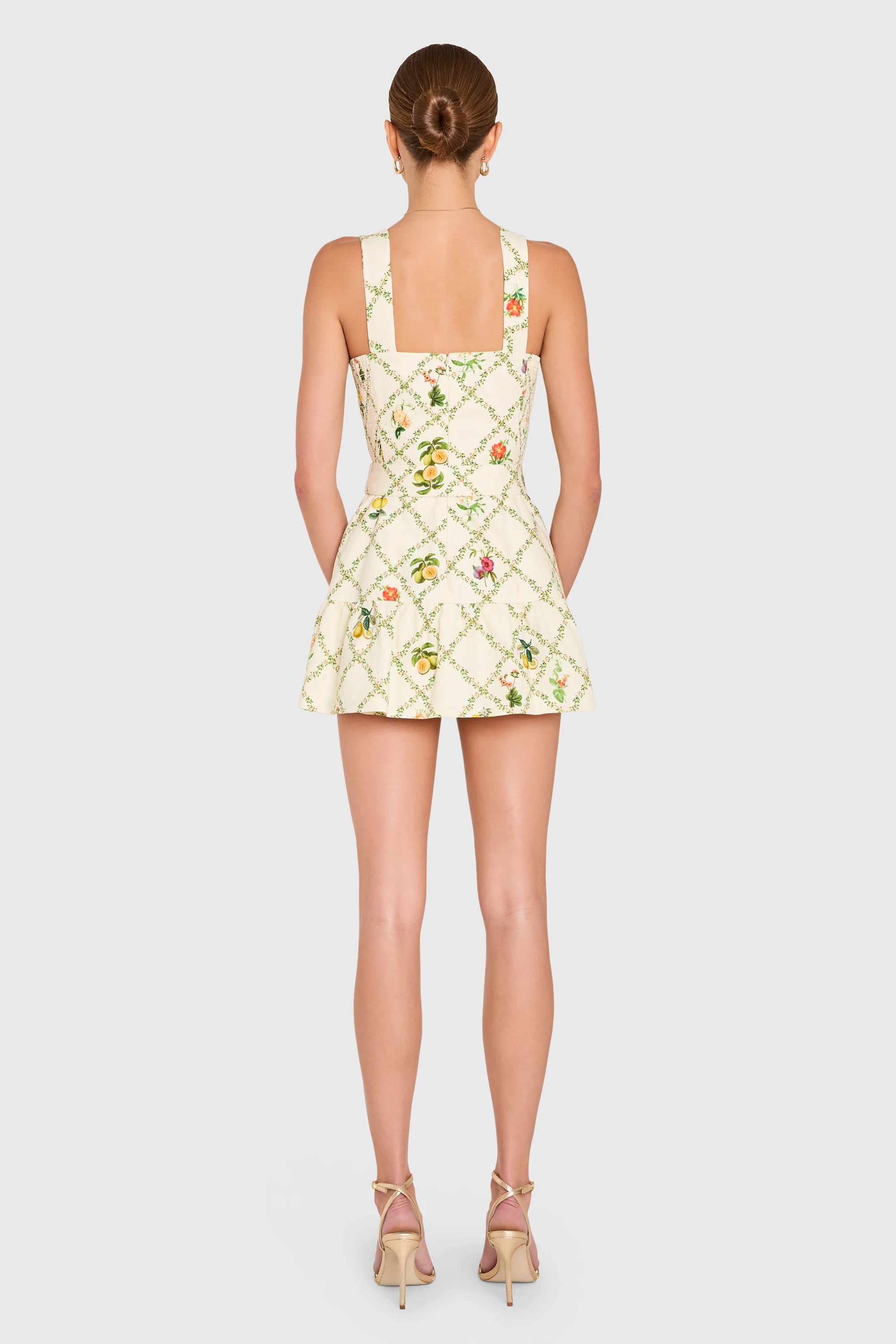 Lena Romper in Trellis back