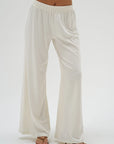 Base Spandex Jersey Pant close up front view on model