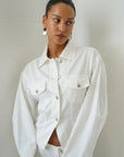 Edi Soft Denim Jacket close up