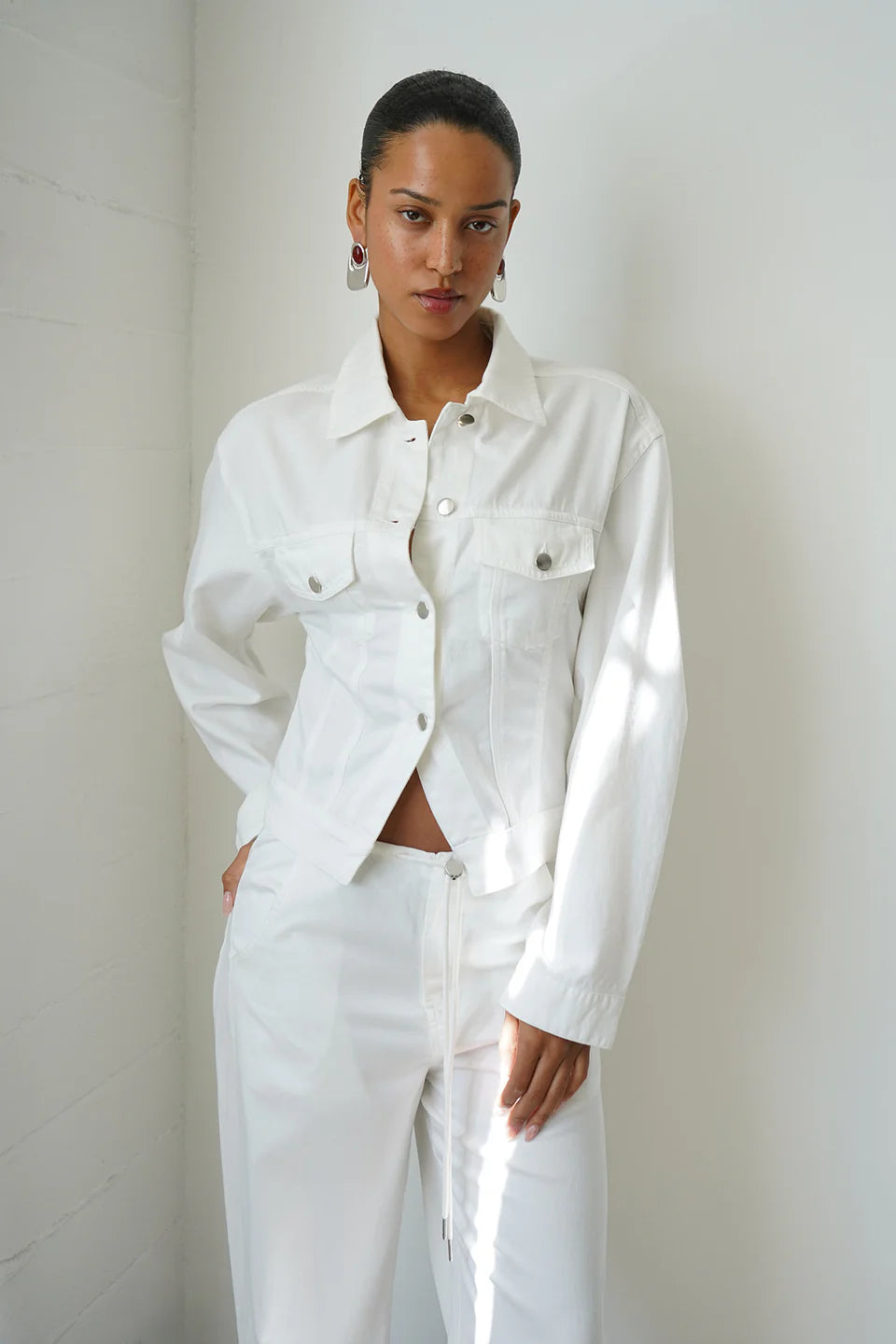 Edi Soft Denim Jacket front