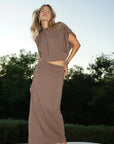 Halina Top and Calvin Skirt full body front