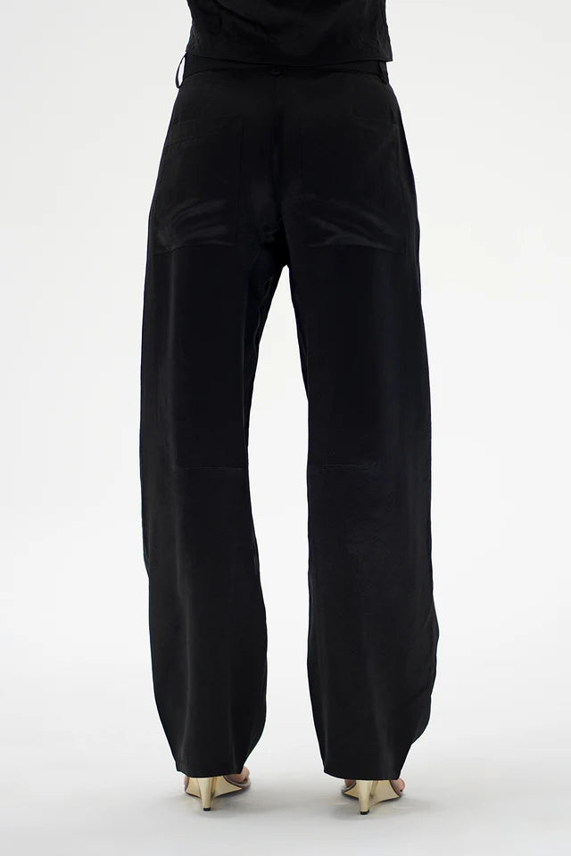 Black pants on a white background