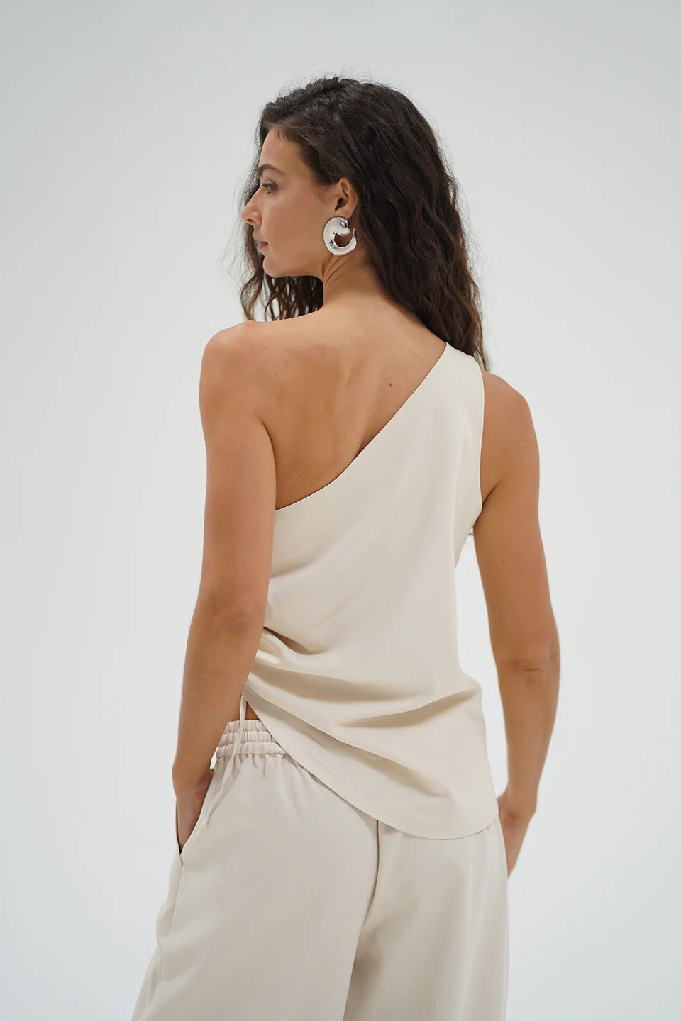 Neela One Shoulder Top back