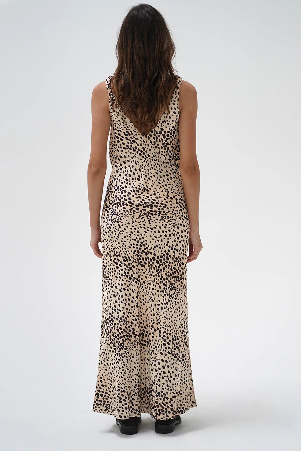 Sicily V Slip Dress back