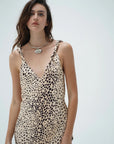 Sicily V Slip Dress close up
