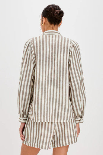 Rails Lo Stripe Button-down Shirt back
