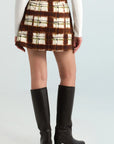 Fatima Skirt back view on model