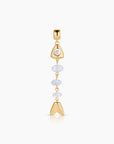 La Pez Blue Lace Fish Bail not attached to necklace