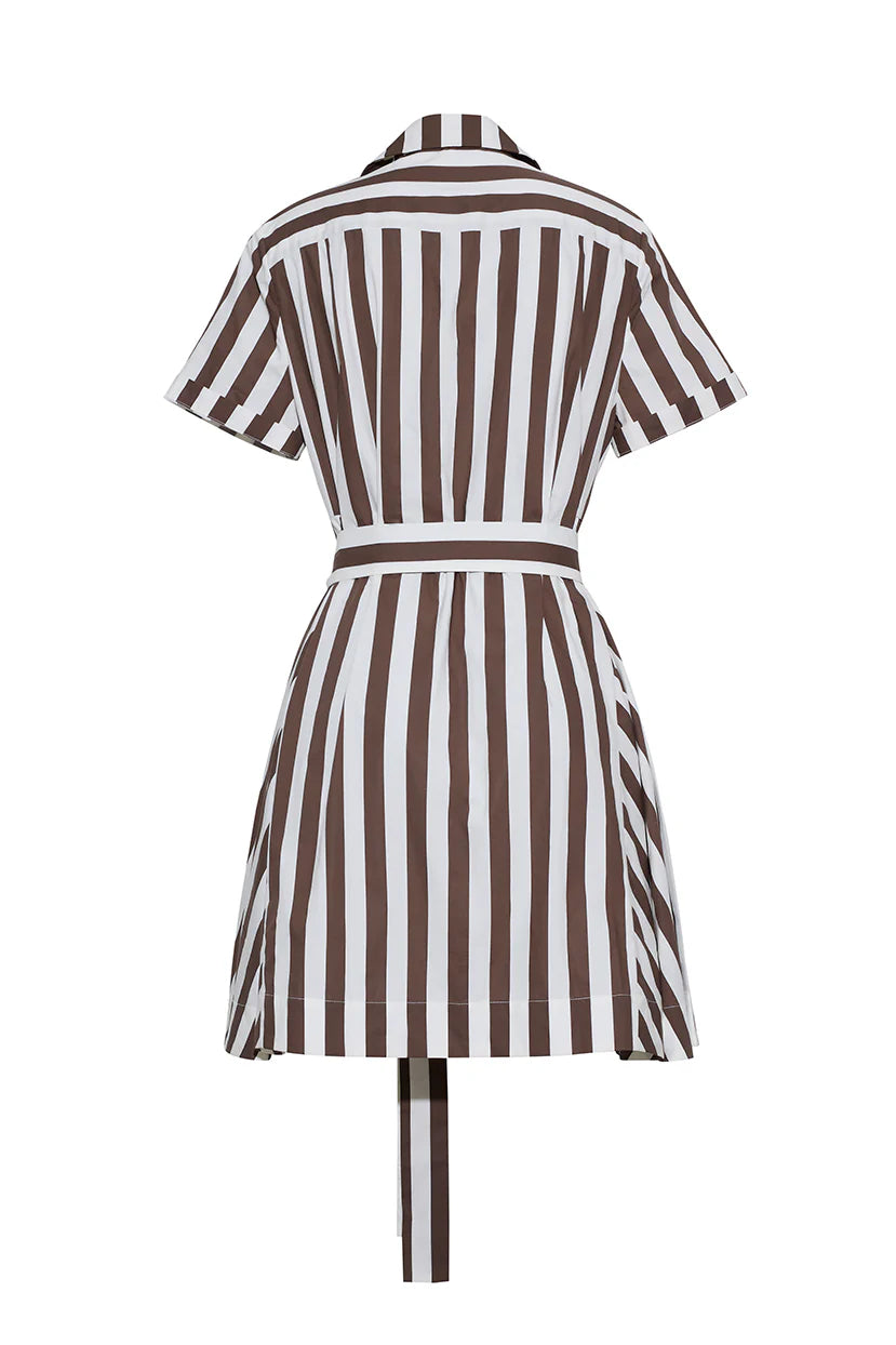 Lagos Dress back view on white background