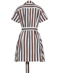 Lagos Dress back view on white background