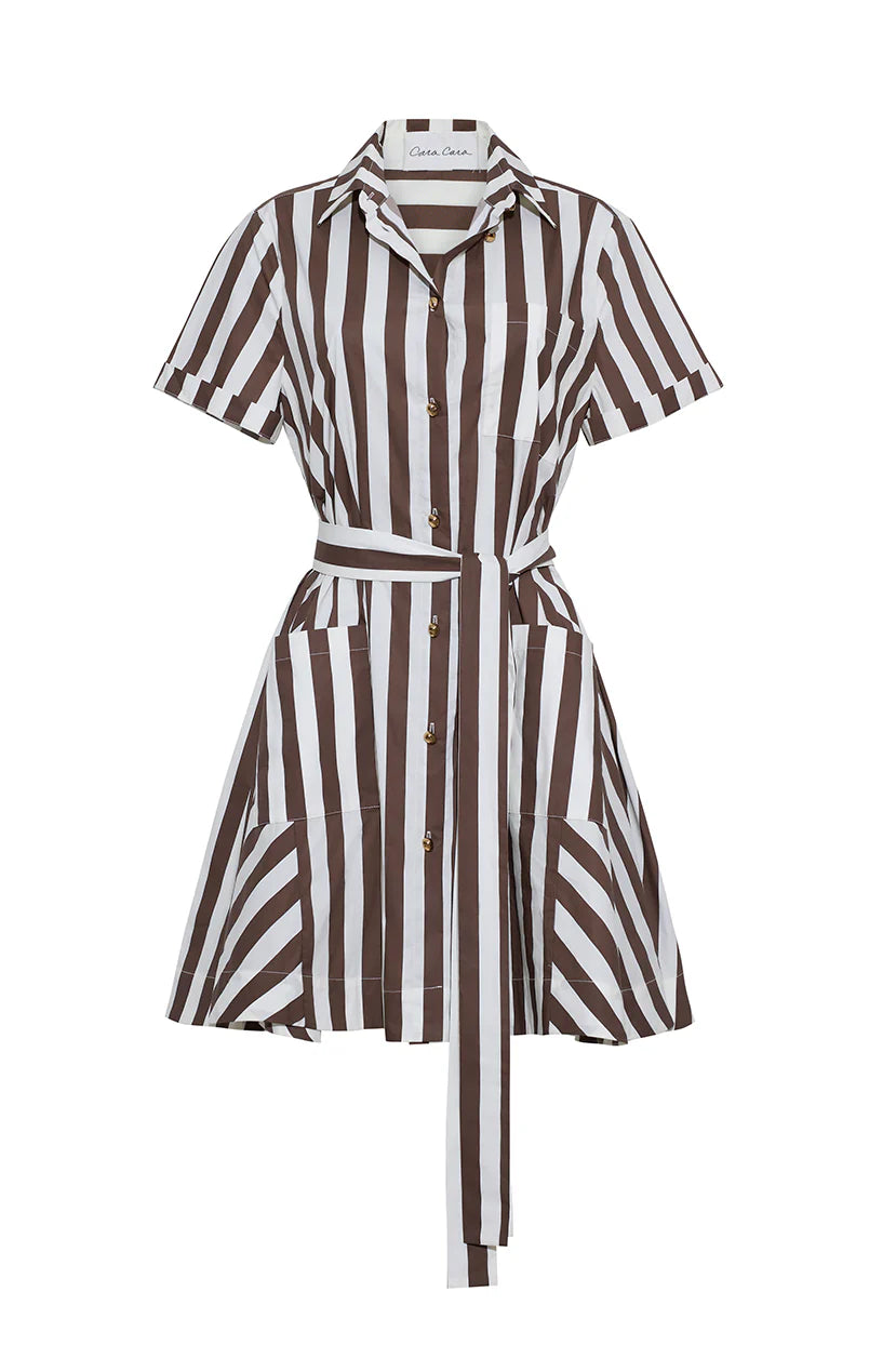 Lagos Dress front view on white background