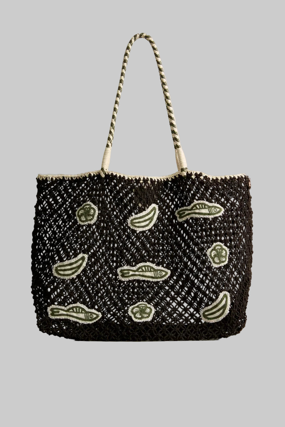 Lete Tote Multi Applique by itself