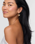 Linda Earrings on ear