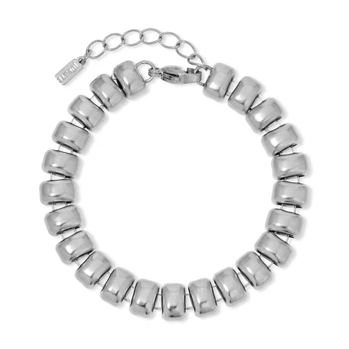 Mavis Bracelet White Gold laid flat