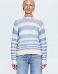 Moa Stripe Bubble Sweater front view