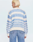 Moa Stripe Bubble Sweater back