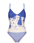 Marietta One Piece Boat Stripe by itself front