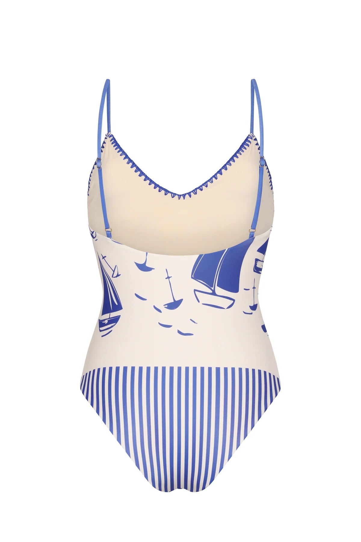 Marietta One Piece Boat Stripe by itself back