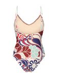 Marietta One Piece Punta Print by itself back