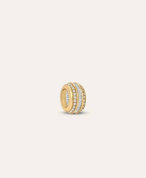Martine Diamond Big Bead 14k Yellow Gold side