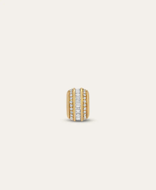 Martine Diamond Big Bead 14k Yellow Gold by itself