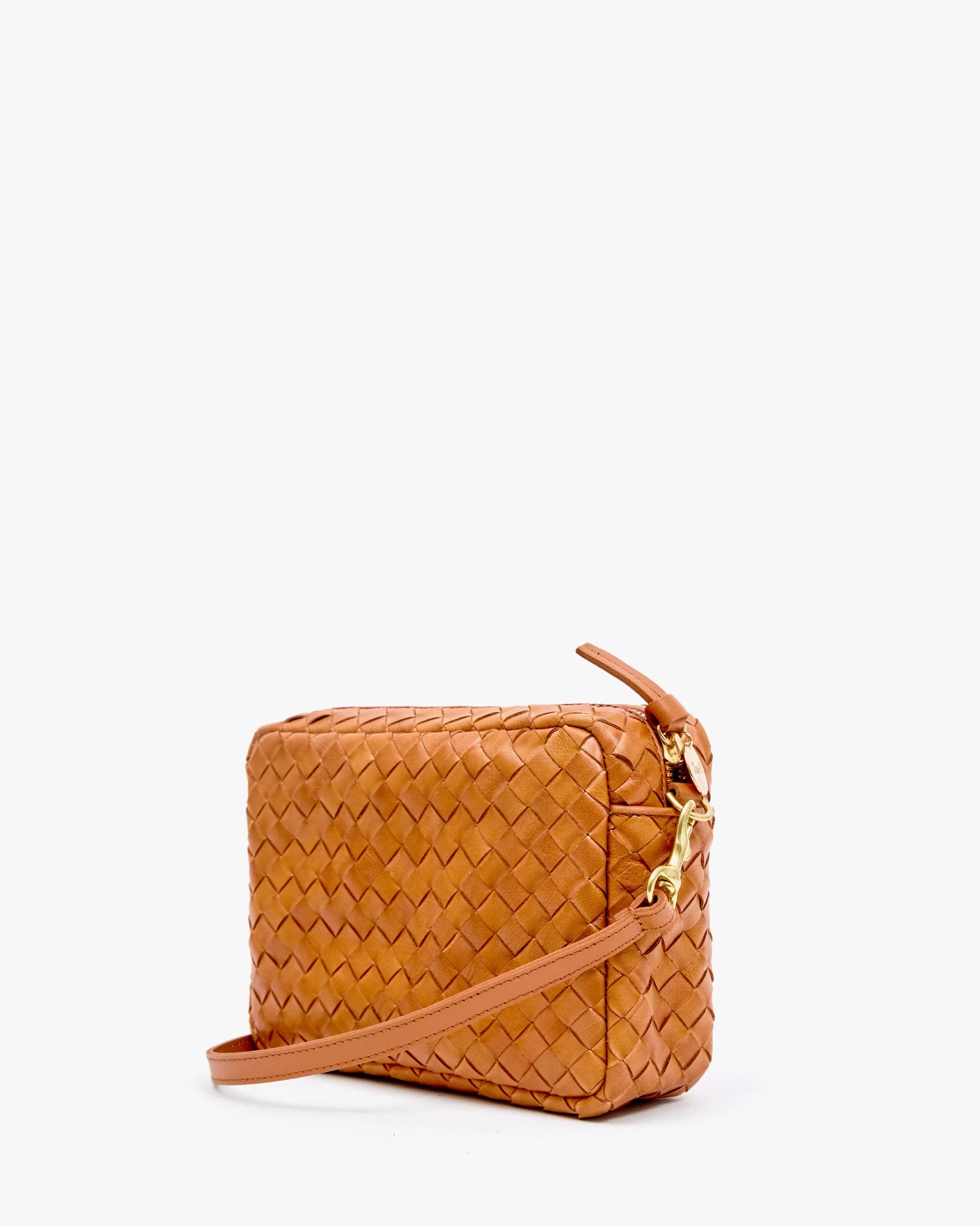 Midi Sac Natural Diagonal Woven back/side