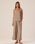 Lauren Pant Zellige Limestone with matching top