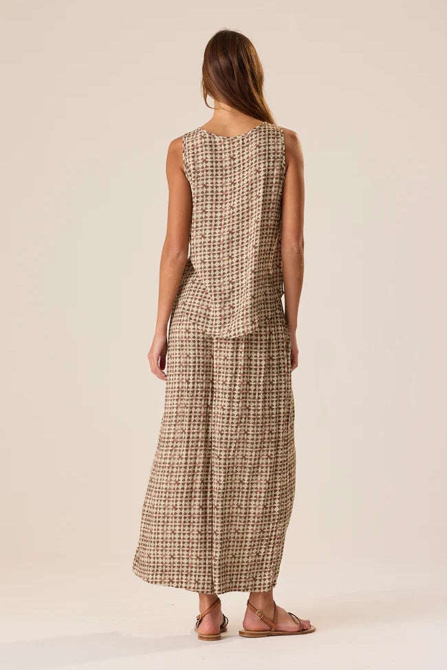 Lauren Pant Zellige Limestone back