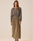 Bella Skirt Martini Olive full body front