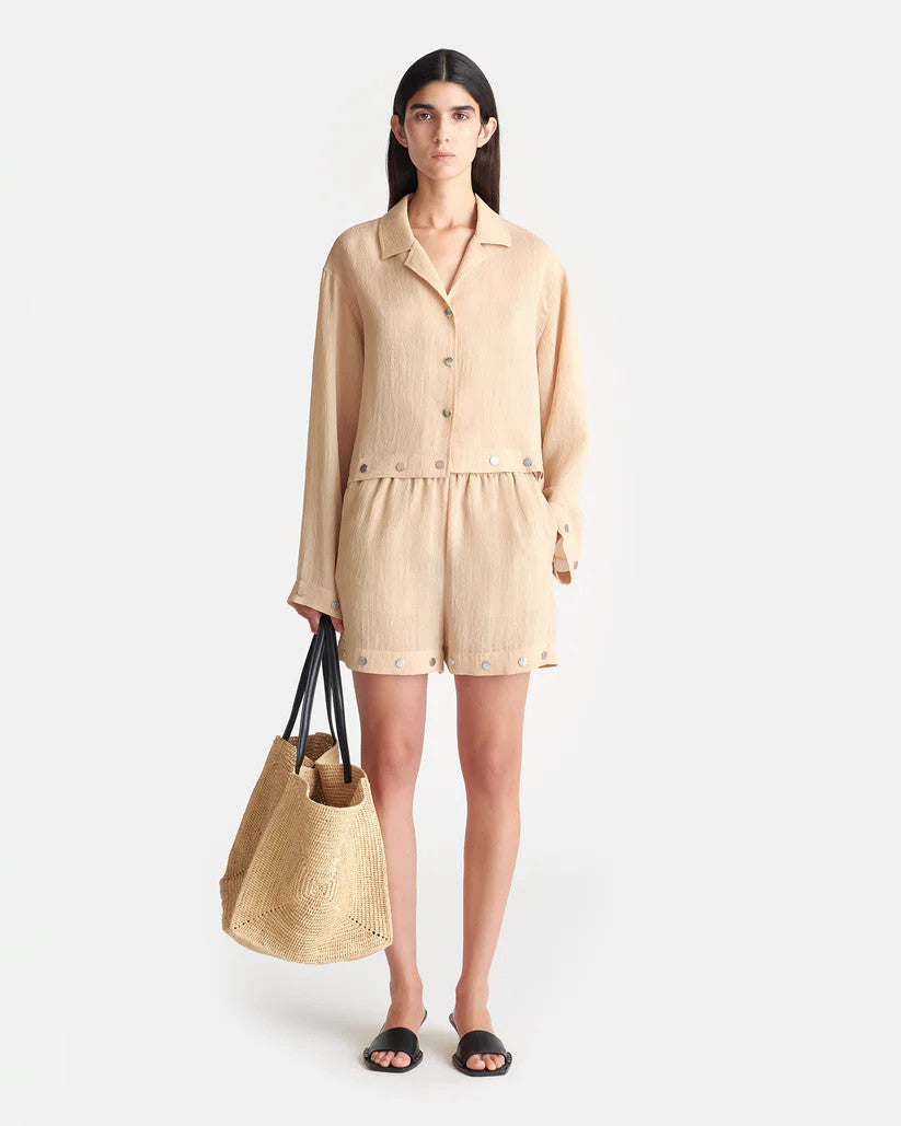 Nanushka Dylla Gauze Short full body