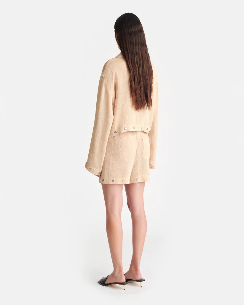 Nanushka Dylla Gauze Short back