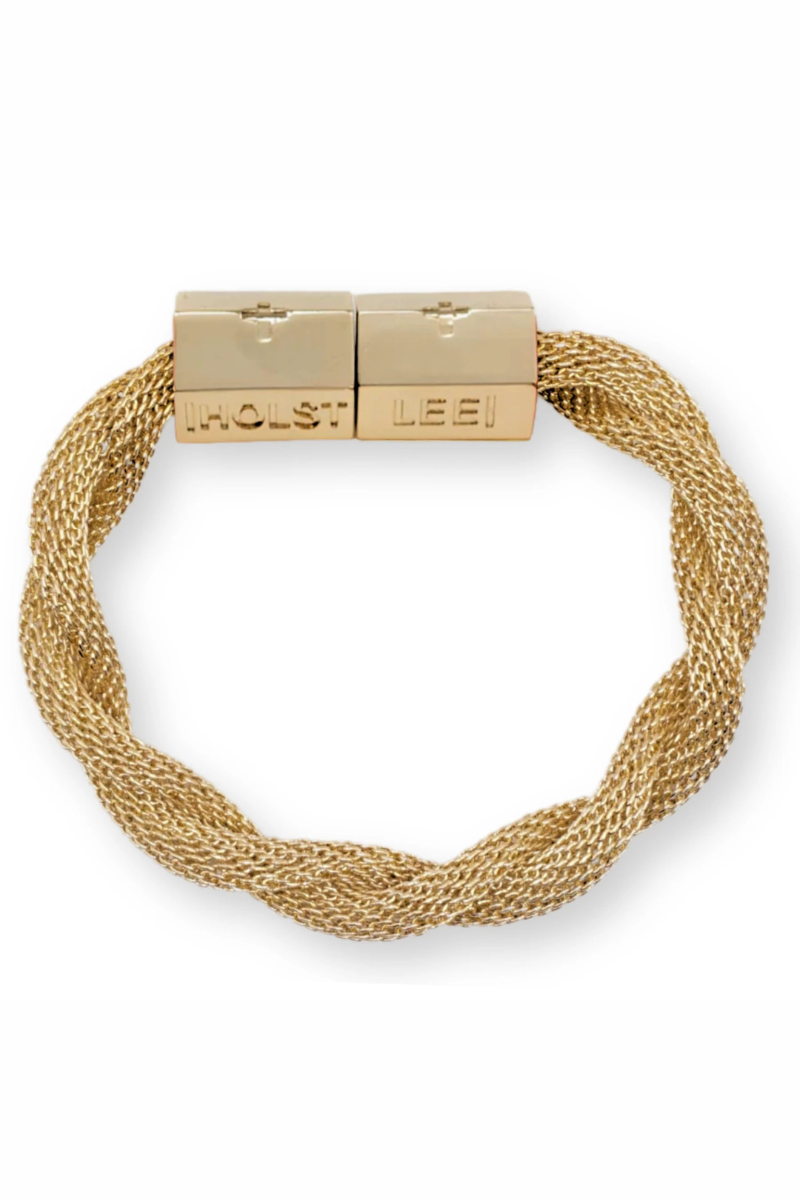 Twisted Mesh Bracelet by itself