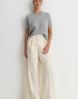 Kadri Cashmere Tee in Heather