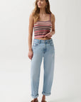 Donny Rolled Hem Boyfriend Jean full body front