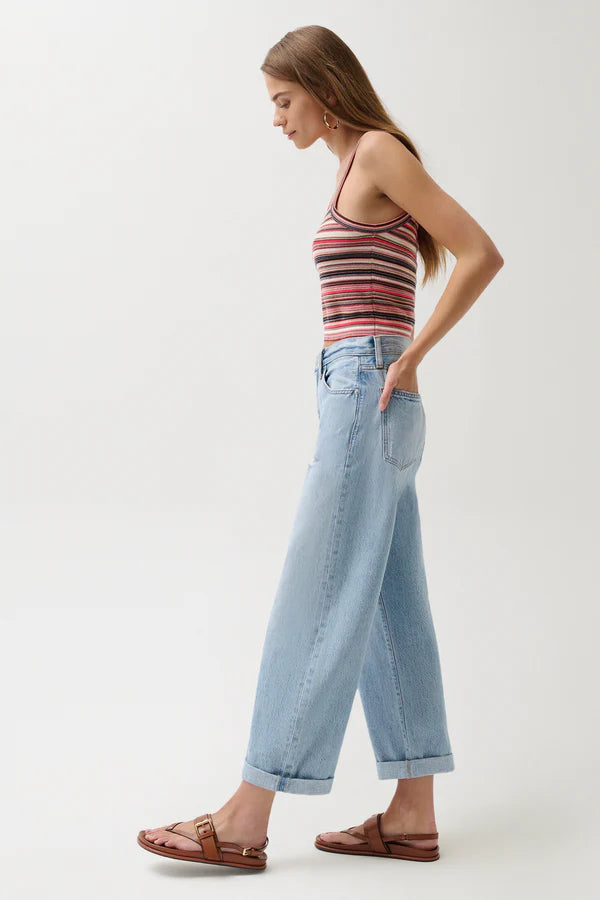Donny Rolled Hem Boyfriend Jean side