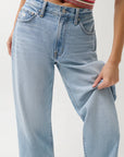 Donny Rolled Hem Boyfriend Jean close up