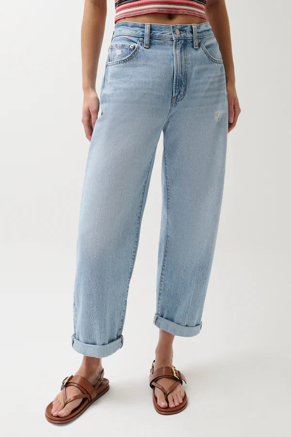 Donny Rolled Hem Boyfriend Jean front