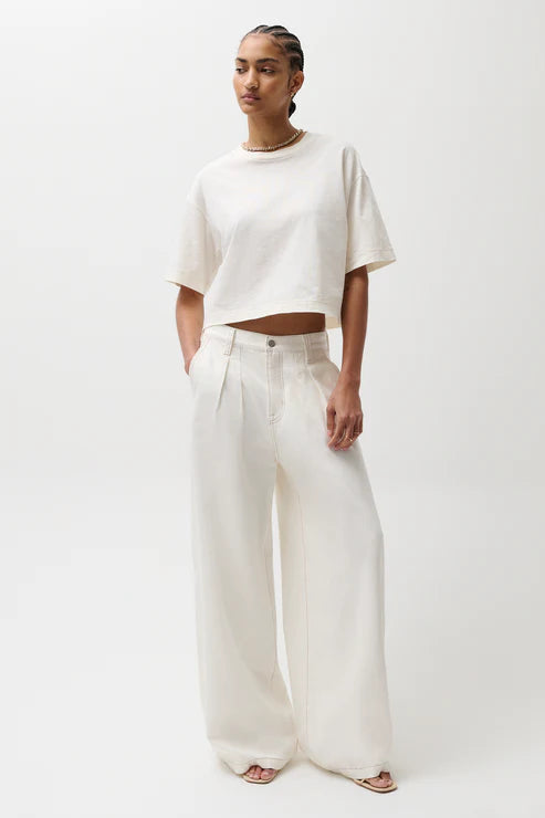 Delphine Pleated Wide full body front view