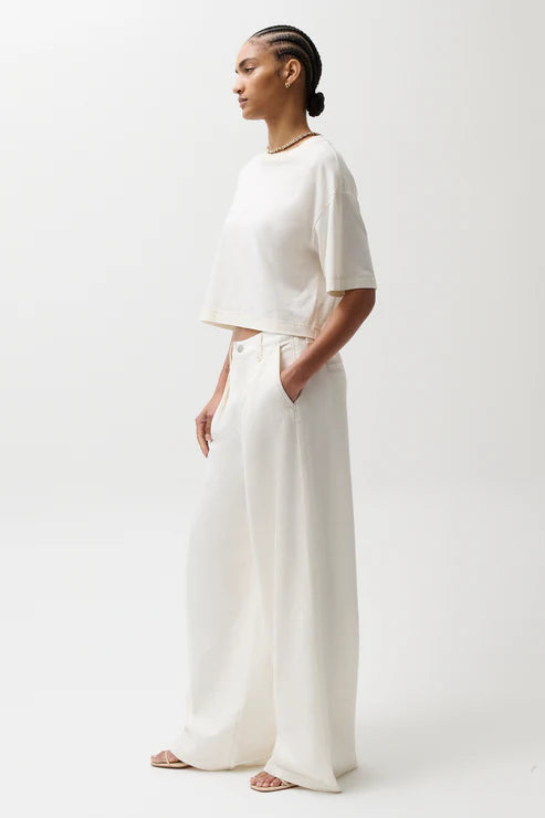 Delphine Pleated Wide full body side view