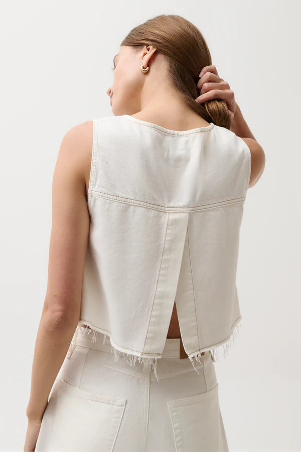 Rue Cropped Swing Shirt back