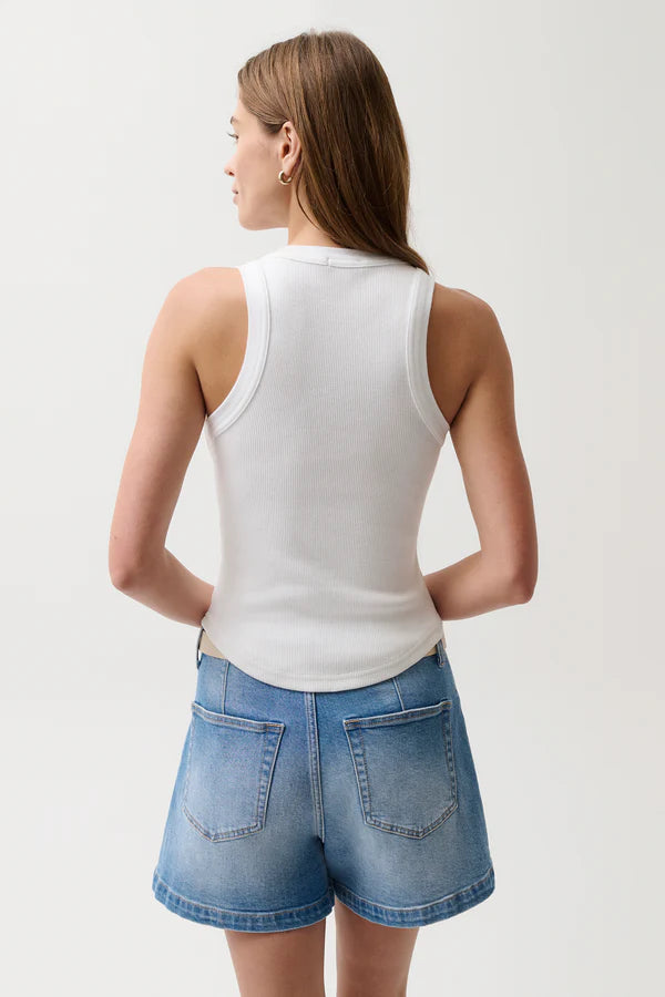 Nissi Tank Top Soft White back