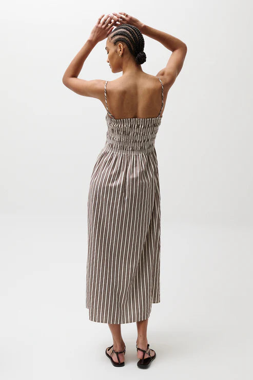 Bianca Shirred Bodice Dress back