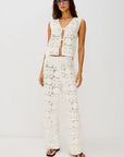 Rails x LSPACE Paz Crochet Top full body front
