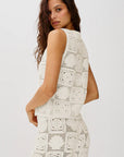 Rails x LSPACE Paz Crochet Top back