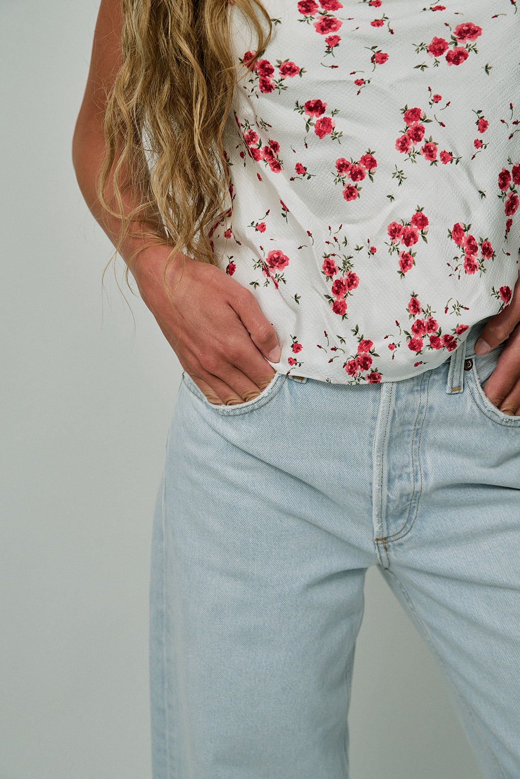 Arc Jean in Tangent close up front