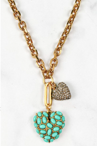 Elizabeth Cole Loveza Necklace flat lay