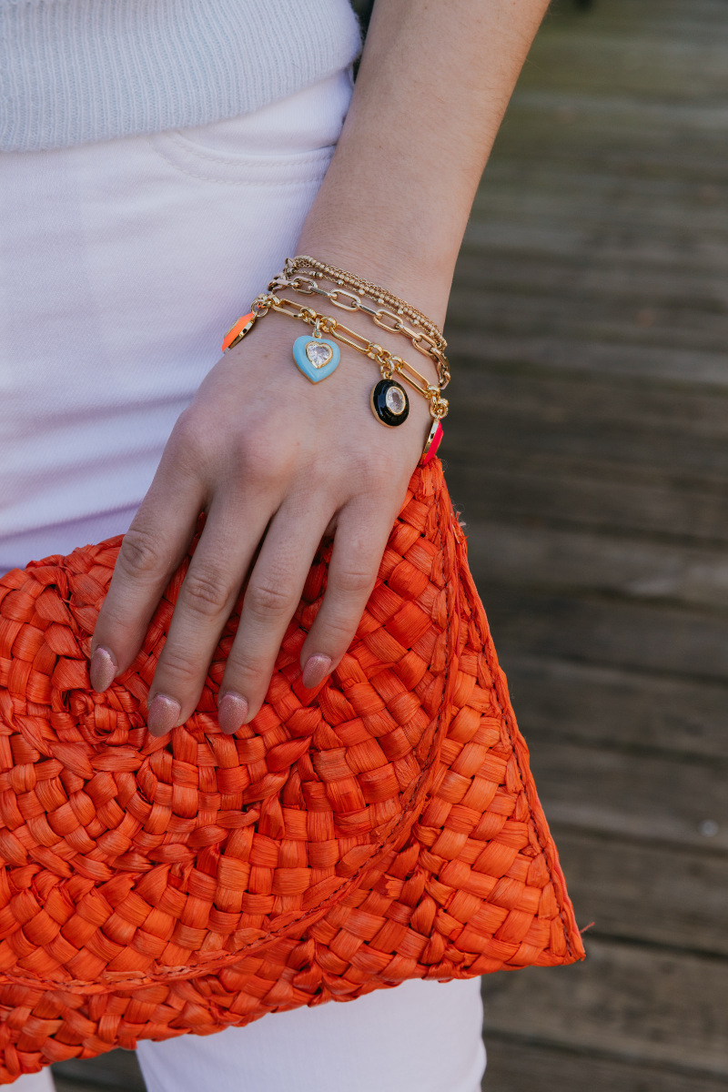 Holst + Lee Love Gem Charm Bracelet close up