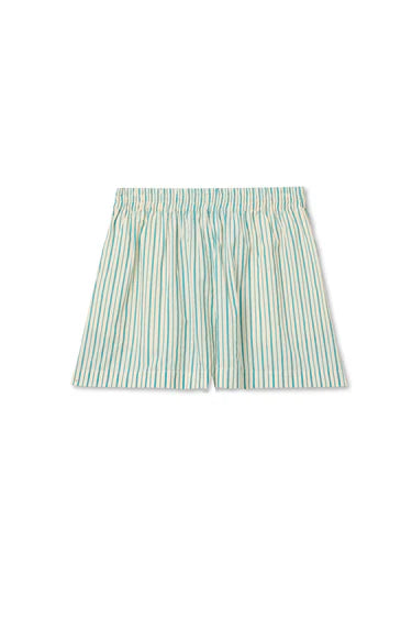 julie stripe short on a white background